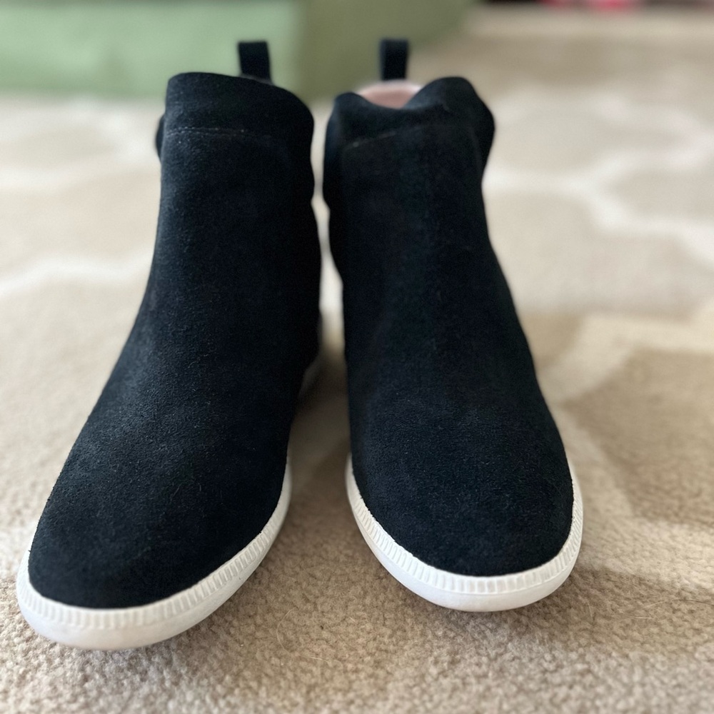 Kate Spade wedge booties, size 7